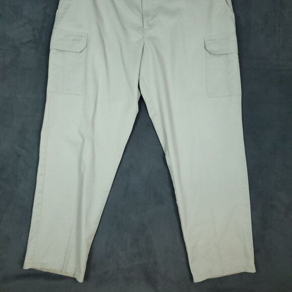 Cintas Comfort Flex Cargo Work Uniform Pants Men's Beige Size 38x31 - Picture 7 of 16